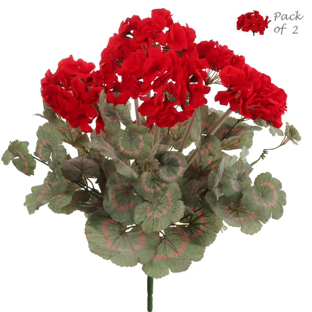 18 in Flower 7 Silk Vibrant Bloom Realistic Floral Decor 2Pack